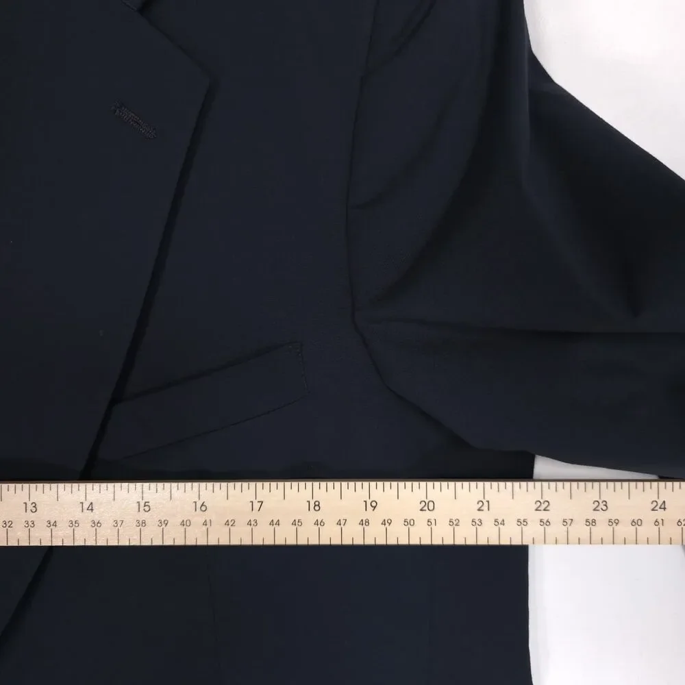 BROOKS BROTHERS Brooksease Blazer Navy‎ Sport Coat 44R USA Made Men's Vintage